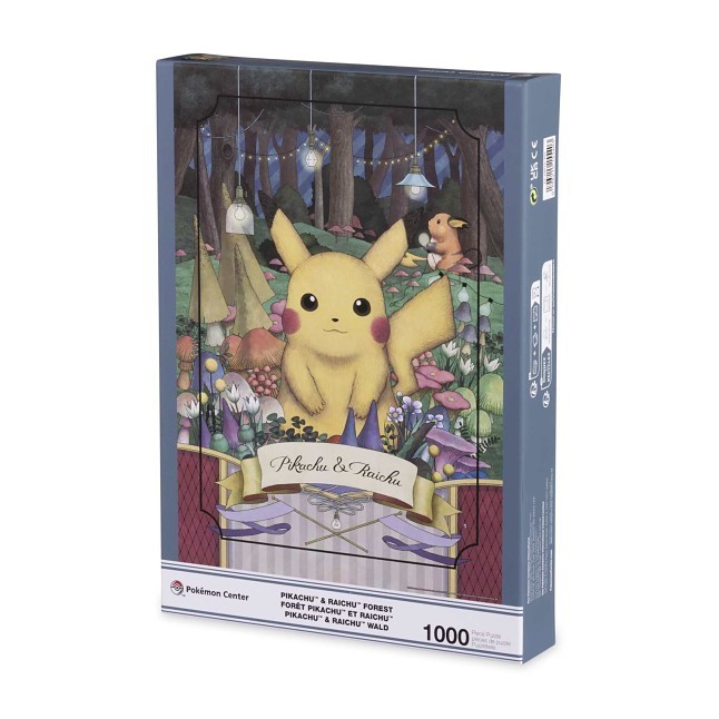 Pikachu & Raichu Forest Puzzle (1,000 Pieces)
