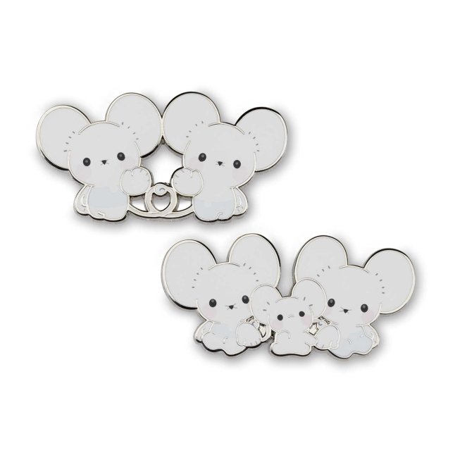 Tandemaus & Maushold Pokémon Pins (2-Pack)