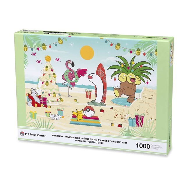 Pokémon Holiday 2025 Puzzle (1,000 Pieces)