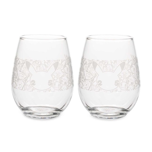 Pokémon Celebration 12 oz. Stemless Glasses (2-Pack)