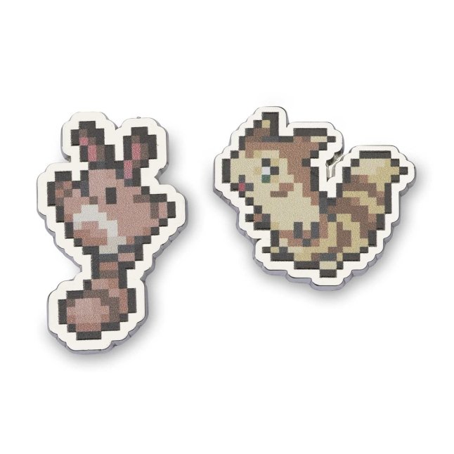 Sentret & Furret Pokémon Pixel Pins (2-Pack)