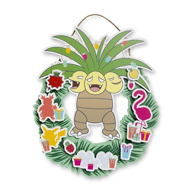 Pokémon Holiday Pins & Wood Wreath Bundle
