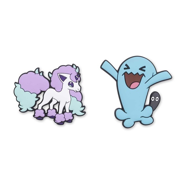 Galarian Ponyta & Wobbuffet Pokémon Home Accents Magnets (2-Pack)