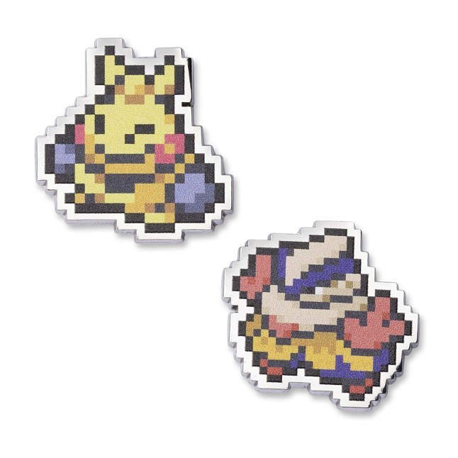 Makuhita & Hariyama Pokémon Pixel Pins (2-Pack)