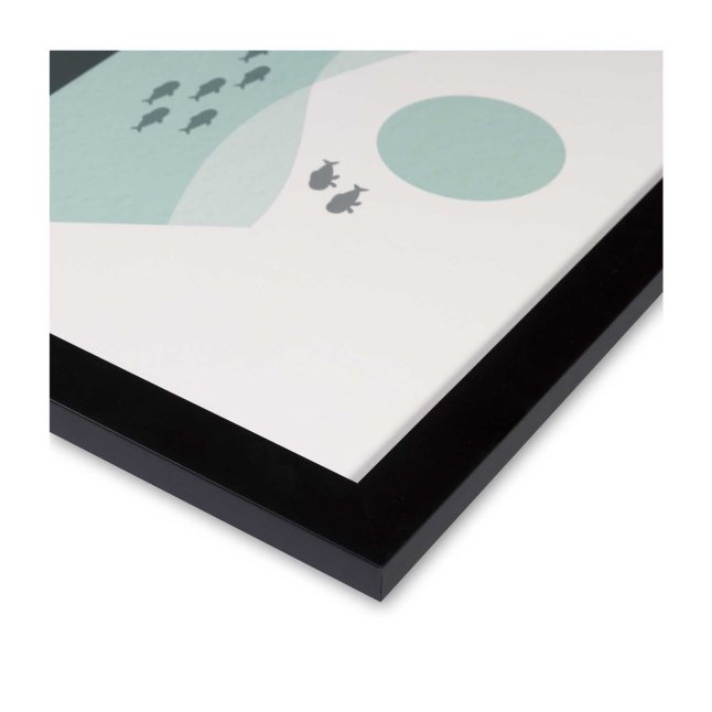 Lapras Mountains Black Framed Wall Art